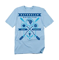 Harry Potter Men's Ravenclaw Quidditch Team Captain T Shirt