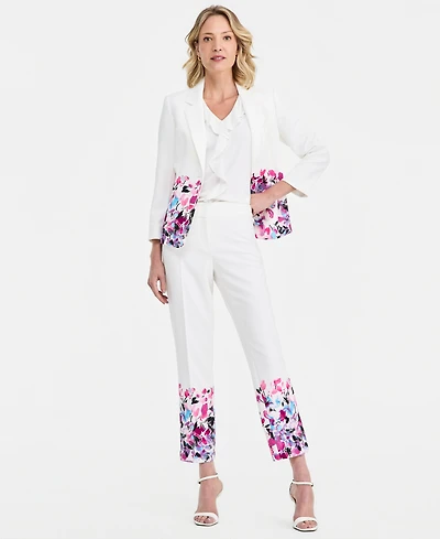 Kasper Women's Ava Straight Ankle Pants