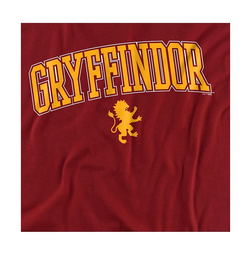 Harry Potter Men's Gryffindor Arched Lion T Shirt