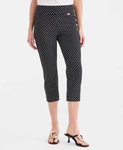 I.N.C. International Concepts Womens Printed Pull On Capri Pants Macys Exclusive