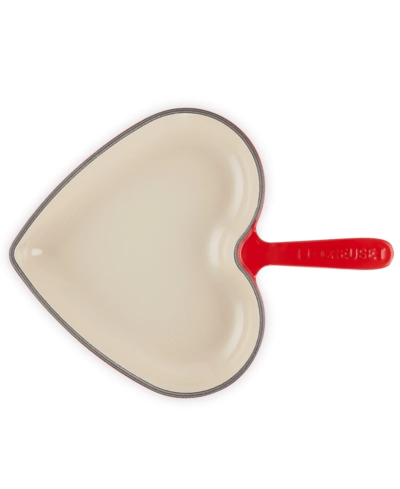 Le Creuset Enameled Cast Iron 2-Quart Traditional Heart Skillet