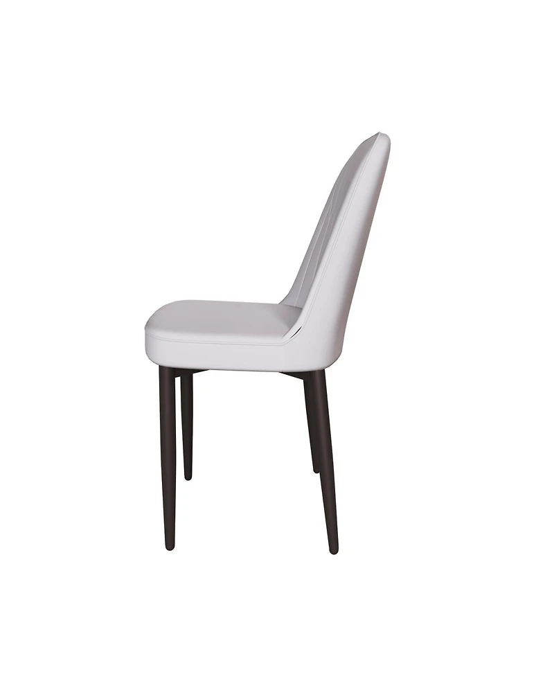 Streamdale Furniture Pu Leather Dining Chairs (Set of 4)