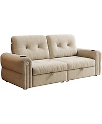 Streamdale Furniture Multi-functional Chenille convertible sofa bed for living rooms/bedrooms