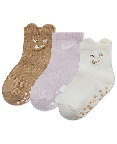 Nike Baby Boys' Gripper Socks, 3-Pack