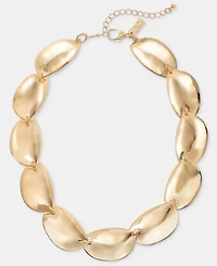 I.n.c. International Concepts Sculptural Disc Collar Necklace, 16" + 3" extender, Macy's Exclusive