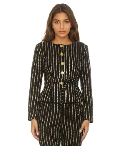 Arjun Tweed Sweater Jacket Clio Tweed Pants