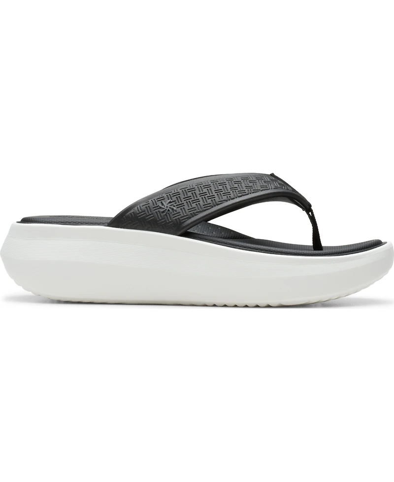 Clarks Women's Solevana Post Round Toe Sandals