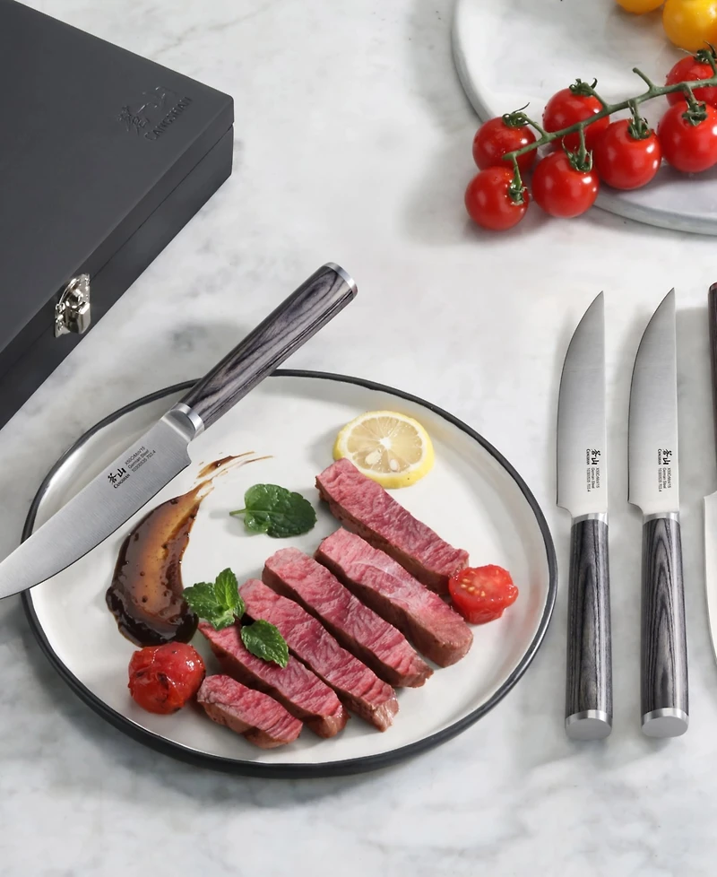 Cangshan Pakkawood 4-Pc. Steak Knife Set