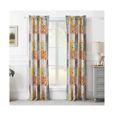 Barefoot Bungalow Carlie Curtain Panel Pair - Set of 2 - 50x84" and 3x24"