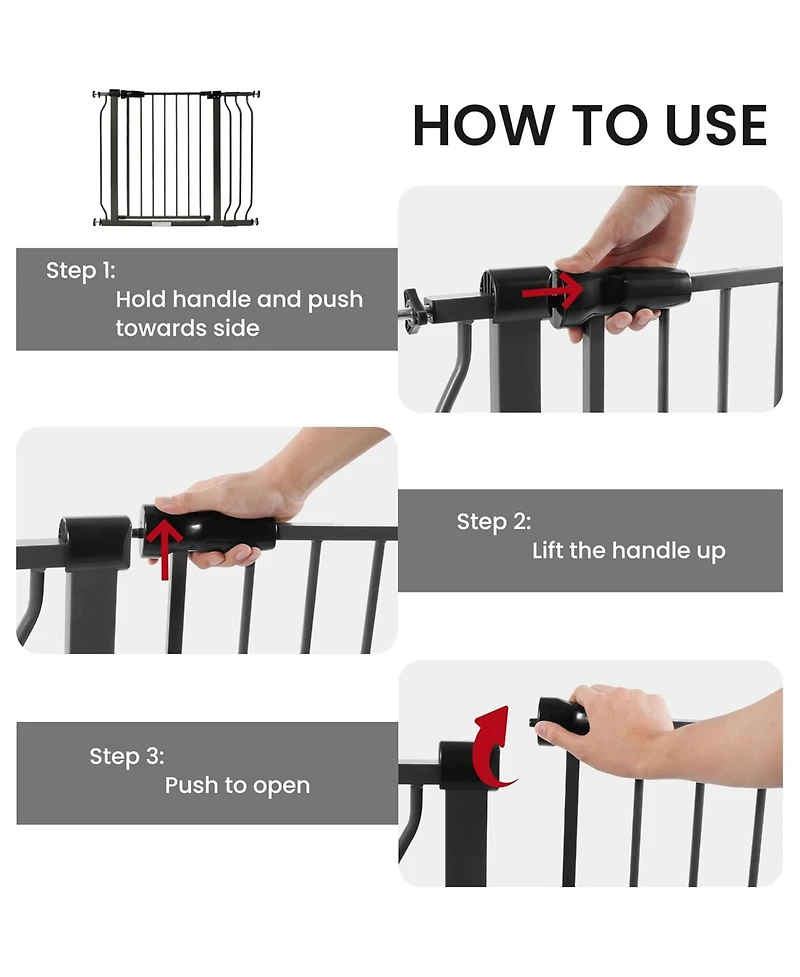 BalanceFrom Fitness Walk Thru Safety Gate, Baby & Pet, Doorways, Hallways
