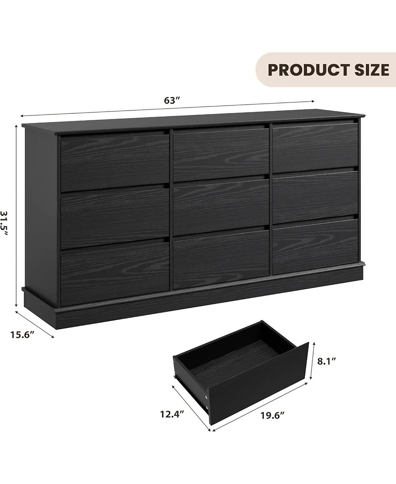 gaomon -Drawer Dresser for Bedroom