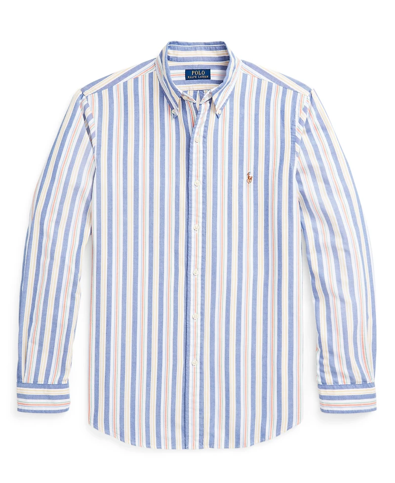 Polo Ralph Lauren Men's Custom-Fit Striped Oxford Shirt