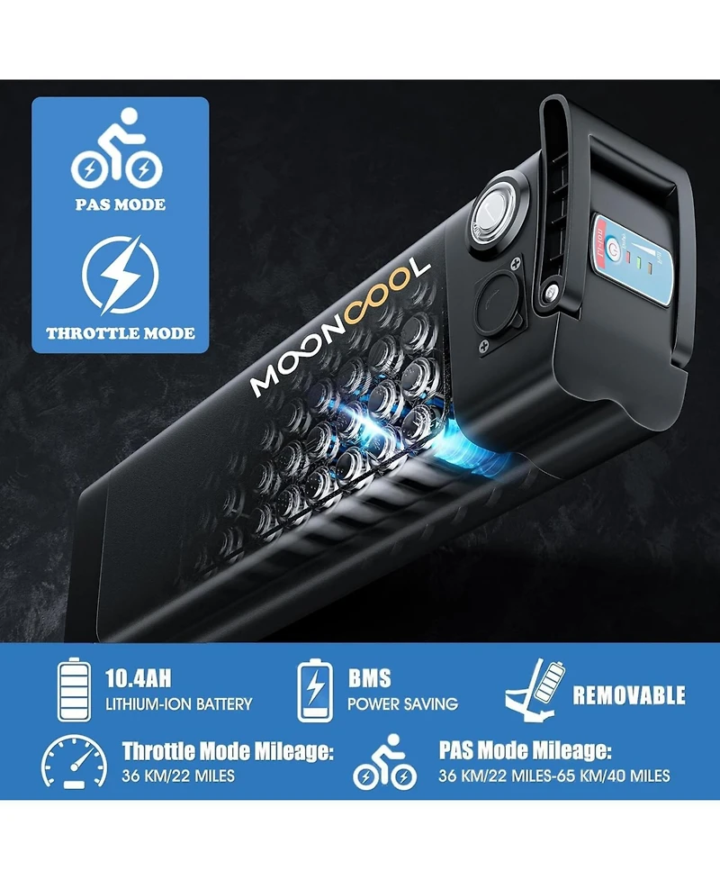 Mooncool 350W Electric Tricycle for Adults