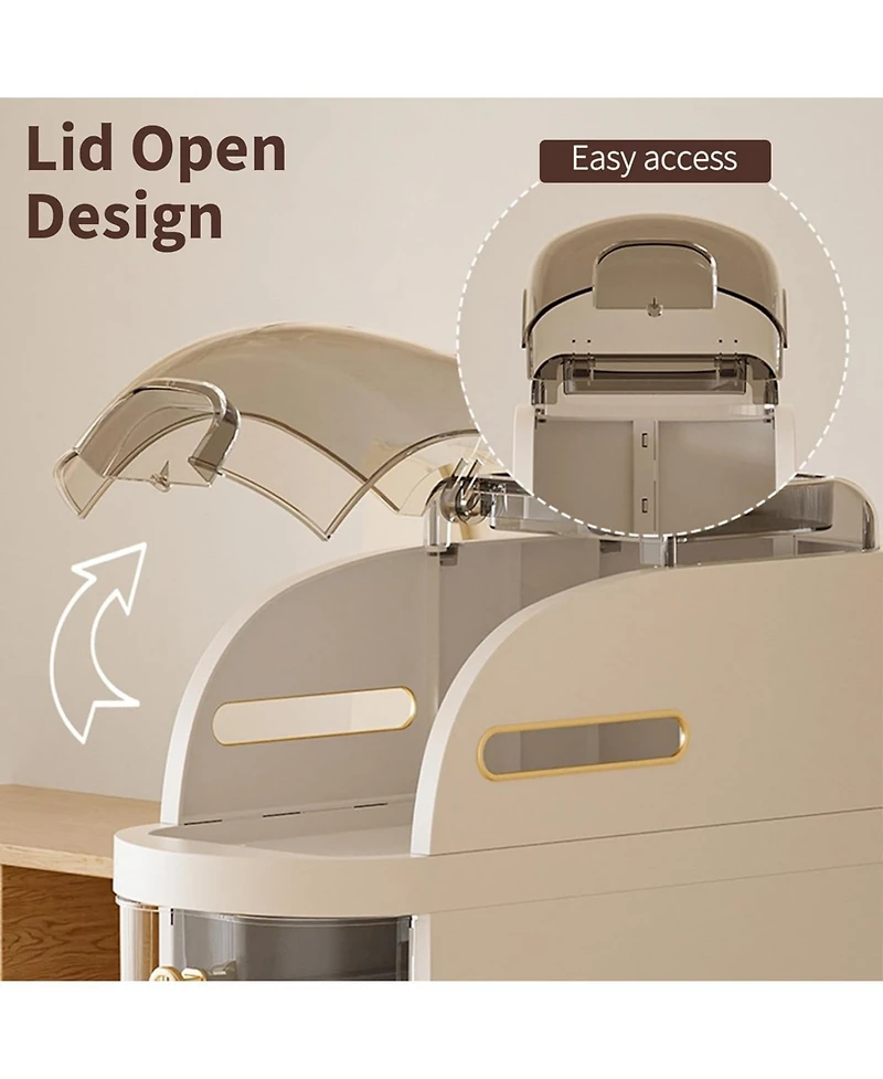 gaomon 2-Tier Narrow Bathroom Storage Cabinet, Slim Rolling Organizer with Drawers & Wheels