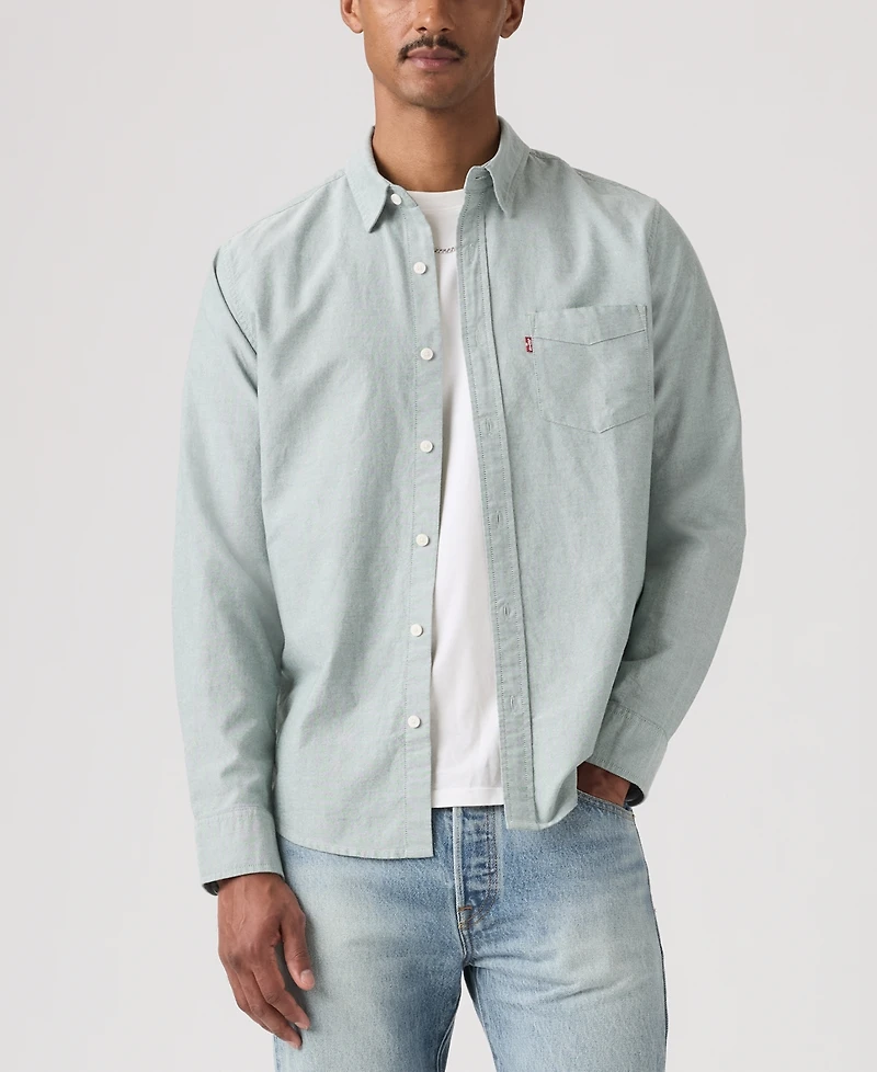 Levi's Men's Classic 1 Pocket Regular-Fit Long Sleeve Shirt