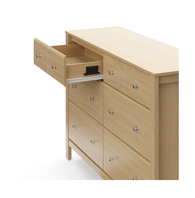 Storkcraft Horizon 6 Drawer Dresser (Driftwood)