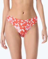 kate spade new york Women's High-Cut Moderate Coverage Swim Bottoms