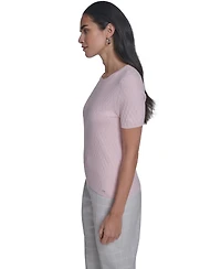 Calvin Klein Women's Short-Sleeve Textured Sweater