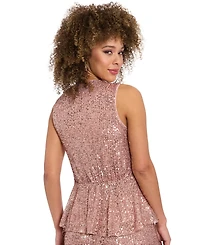 Muse Women's Sleeveless Side V-Neck Top