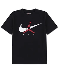 Jordan Boys' 8-20 Jumpman Swoosh Logo Crewneck T-Shirt