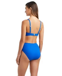 Bleu By Rod Beattie Womens Sweetheart Neck Bikini Top High Waist Bottoms