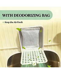 Zeus & Ruta Easy to Clean Litter Box Covered Cat Litter Box