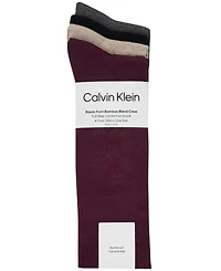 Calvin Klein Men's 4-Pk. Crew Dress Socks