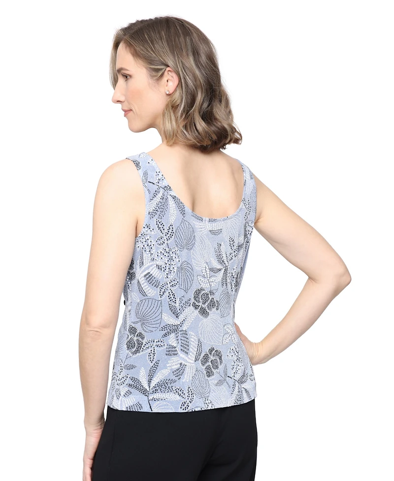 Alex Evenings Women's Glitter Knit Top & Jacket, 2-Piece Set