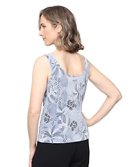 Alex Evenings Women's Glitter Knit Top & Jacket, 2-Piece Set