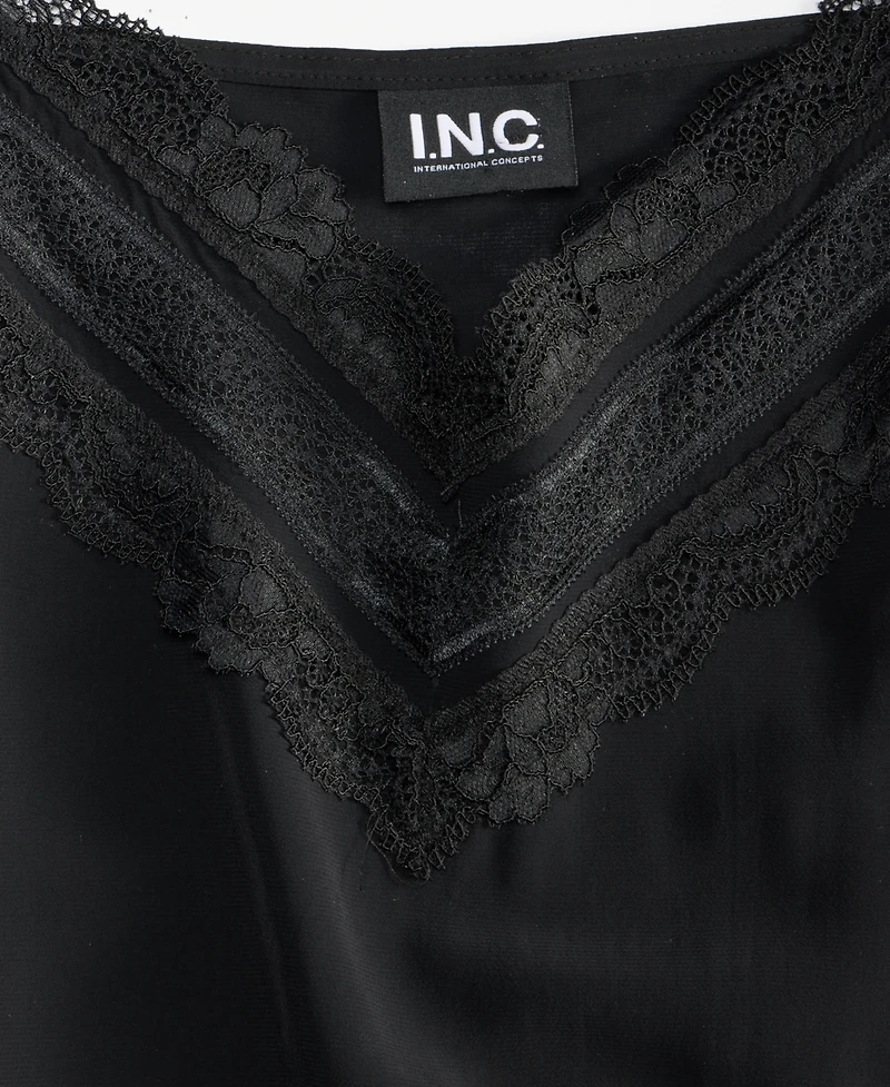I.n.c. International Concepts Women's Lace Trim Camisole, Macy's Exclusive