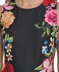 Jessica Howard Petite Sleeveless Jewel Neck Sheath Dress