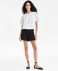 I.n.c. International Concepts Women's Lace Trim Shorts, Macy's Exclusive