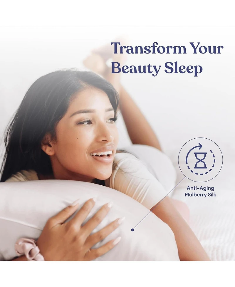 FluffCo Silk Pillow Case