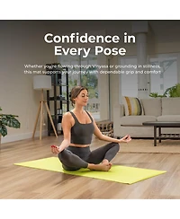 Sunny Health & Fitness Durable Tear-Resistant Yoga Mat