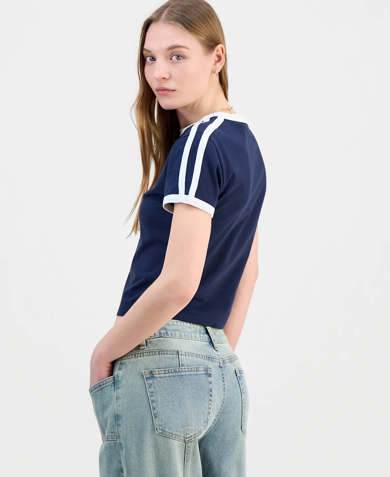 Grayson Threads, The Label Juniors' Usa Graphic Ringer T-Shirt