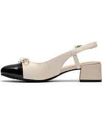 Clarks Women's Iridessa Sling Block Heel Dress Pumps