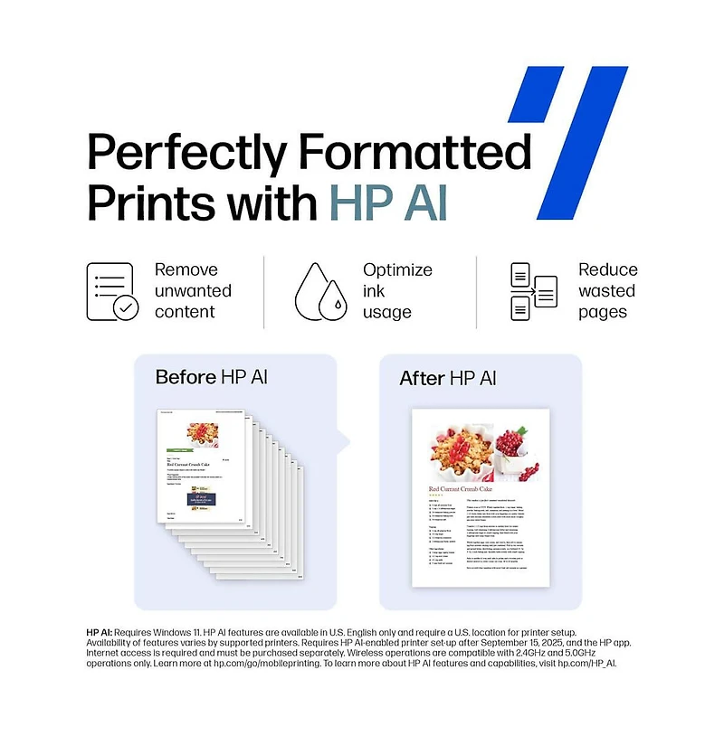 Hp DeskJet 2827e All-in-One Ai Enabled Printer with 3 Months of Instant Ink