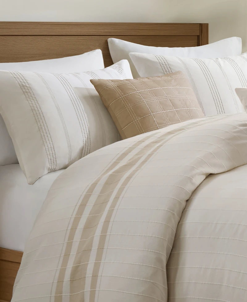 Harbor House Morgan Jacquard Cotton 5-Pc. Duvet Cover Set, Full/Queen