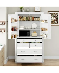 Streamdale Furniture Freestanding Large Kitchen Pantry