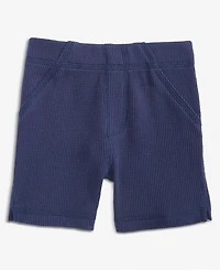 First Impressions Baby Boys' Solid Waffle Shorts, Macy's Exclusive