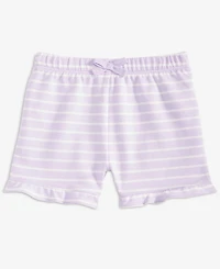 First Impressions Baby Girls' 3M-24M Mix and Match French Terry Simple Stripe Shorts, Macy's Exclusive
