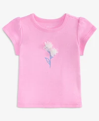 First Impressions Baby Girls' Chiffon-Flower T-Shirt, Macy's Exclusive