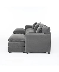 Streamdale Furniture Chenille Modular Sofa: Ultimate Comfort, Customizable, Modern Design