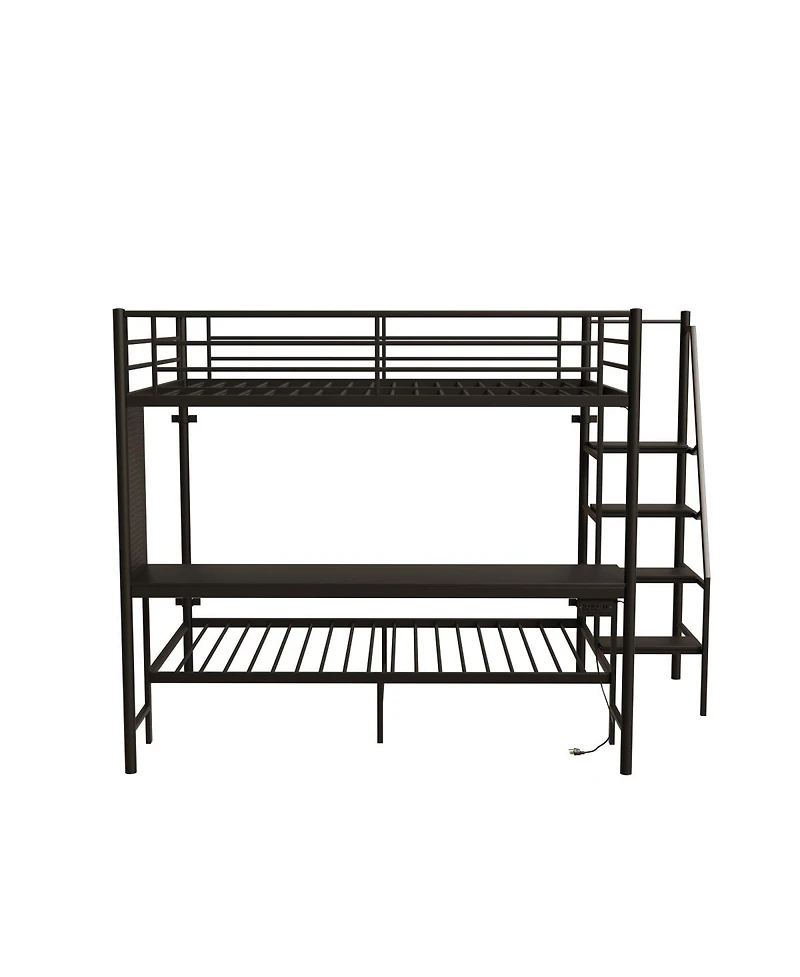 Streamdale Furniture full size bunk bed with twin size