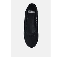 Miyako Handcrafted Soft Suede Leather Flats
