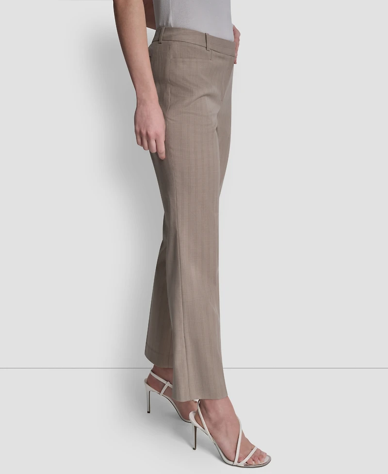 Dkny Petite Pinstripe Modern Fashion Pants