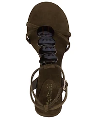 Jeffrey Campbell Women's Panacea T-Strap Embellished Dress Sandals