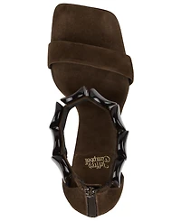 Jeffrey Campbell Women's Palia Embellished Banana Heel Dress Sandals