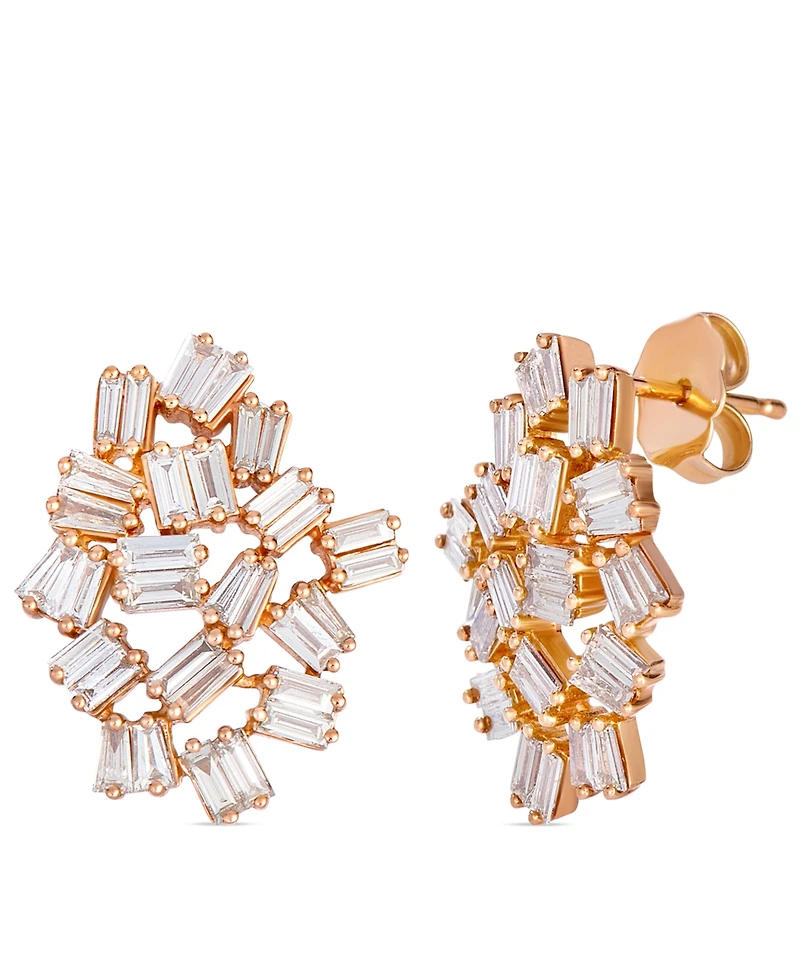 Le Vian Nude Diamond (1-1/4 ct. t.w.) Earrings in 14k Strawberry Gold