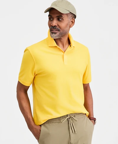 Club Room Men's Classic Fit Performance Stretch Polo, Created for Macy's